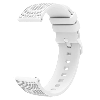 For Samsung Gear S3 / Huami Amazfit Pace Silicone Watch Band Plaid Pattern 22mm Straps