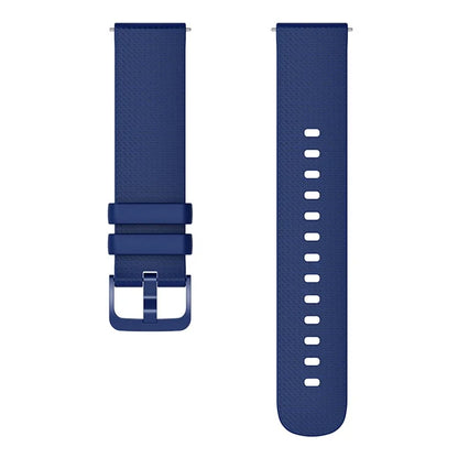 For Samsung Gear S3 / Huami Amazfit Pace Silicone Watch Band Plaid Pattern 22mm Straps