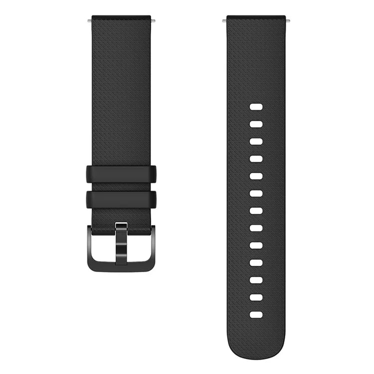 For Samsung Gear S3 / Huami Amazfit Pace Silicone Watch Band Plaid Pattern 22mm Straps
