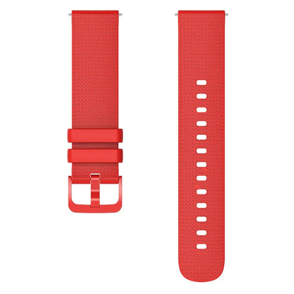 For Samsung Gear S3 / Huami Amazfit Pace Silicone Watch Band Plaid Pattern 22mm Straps