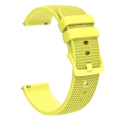 For Samsung Gear S3 / Huami Amazfit Pace Silicone Watch Band Plaid Pattern 22mm Straps