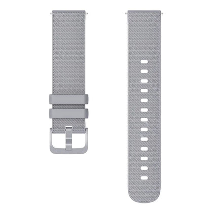 For Samsung Gear S3 / Huami Amazfit Pace Silicone Watch Band Plaid Pattern 22mm Straps