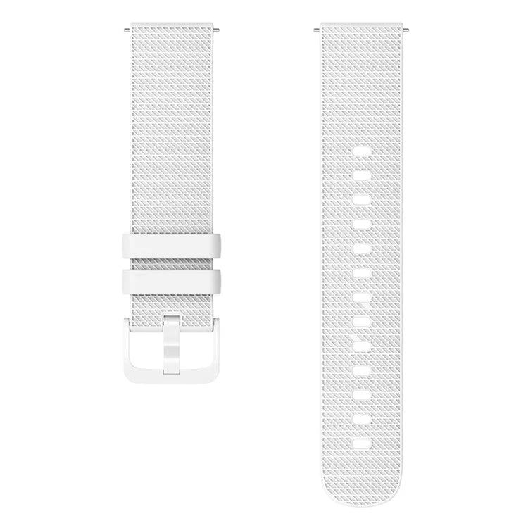 For Garmin Vivomove 3 / GarminMove 3 Silicone Watch Strap 20mm Plaid Pattern Sport Bands