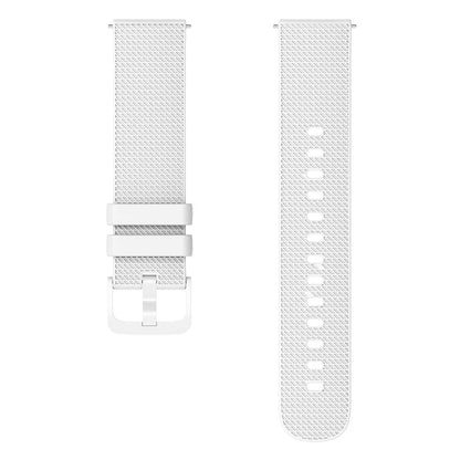 For Garmin Vivomove 3 / GarminMove 3 Silicone Watch Strap 20mm Plaid Pattern Sport Bands