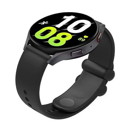 For Garmin Vivomove 3 / GarminMove 3 Silicone Strap 20mm Button Buckle Watch Band
