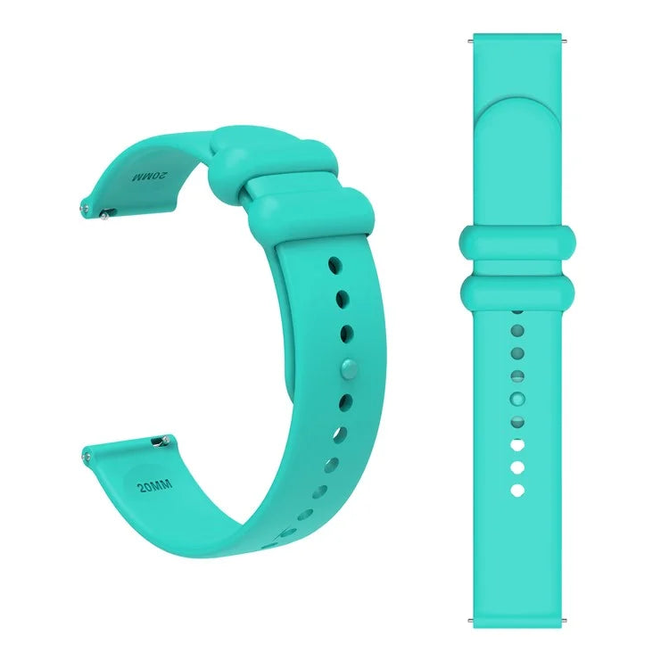 For Samsung Gear S3 / Huami Amazfit Pace Sport Band 22mm Waterproof Silicone Strap