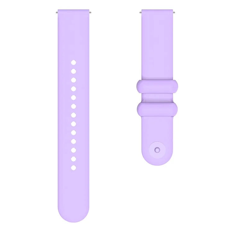 For Samsung Gear S3 / Huami Amazfit Pace Sport Band 22mm Waterproof Silicone Strap