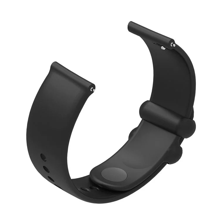 For Samsung Gear S3 / Huami Amazfit Pace Sport Band 22mm Waterproof Silicone Strap