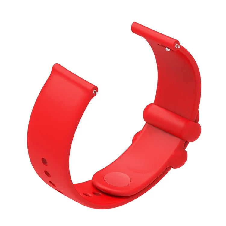 For Samsung Gear S3 / Huami Amazfit Pace Sport Band 22mm Waterproof Silicone Strap