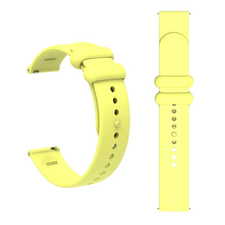 For Samsung Gear S3 / Huami Amazfit Pace Sport Band 22mm Waterproof Silicone Strap