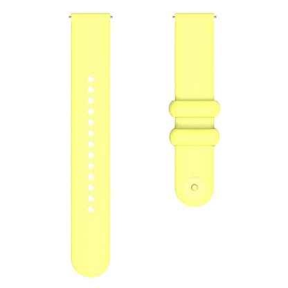 For Samsung Gear S3 / Huami Amazfit Pace Sport Band 22mm Waterproof Silicone Strap