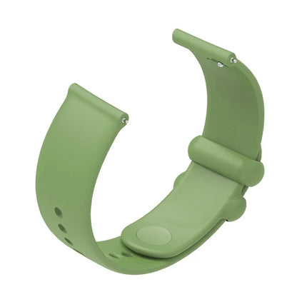 For Samsung Gear S3 / Huami Amazfit Pace Sport Band 22mm Waterproof Silicone Strap
