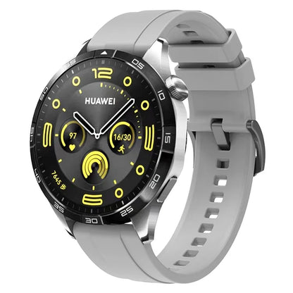 For Huawei Watch GT 4 46mm Smart Watch Band 22mm Silicone Strap Replacement
