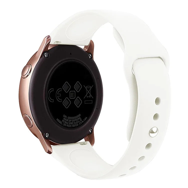 KALEBOL KLB-DKGJ-001 For Samsung Galaxy Watch6 Classic 47mm 43mm Watch Band 20mm Silicone Strap