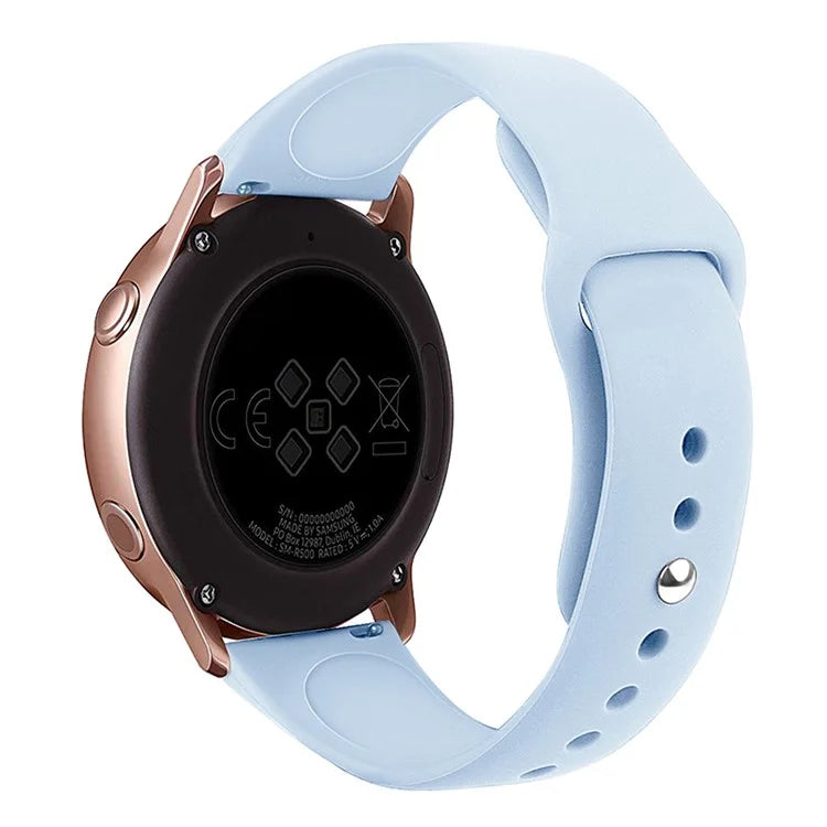 KALEBOL KLB-DKGJ-001 For Samsung Galaxy Watch6 Classic 47mm 43mm Watch Band 20mm Silicone Strap