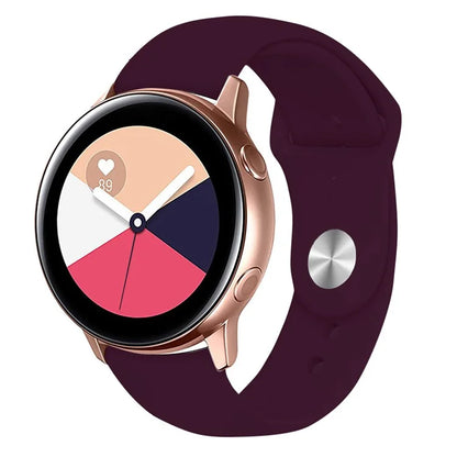 KALEBOL KLB-DKGJ-001 For Huawei Watch GT 4 41mm / Garmin Venu 3S 18mm Silicone Band Watch Strap