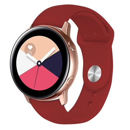 KALEBOL KLB-DKGJ-001 For Huawei Watch GT 4 41mm / Garmin Venu 3S 18mm Silicone Band Watch Strap