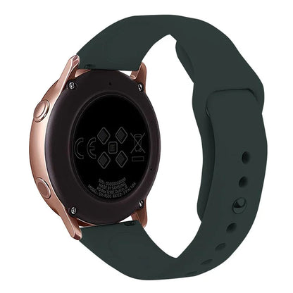 KALEBOL KLB-DKGJ-001 For Huawei Watch GT 4 41mm / Garmin Venu 3S 18mm Silicone Band Watch Strap