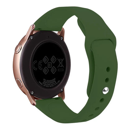 KALEBOL KLB-DKGJ-001 For Huawei Watch GT 4 41mm / Garmin Venu 3S 18mm Silicone Band Watch Strap