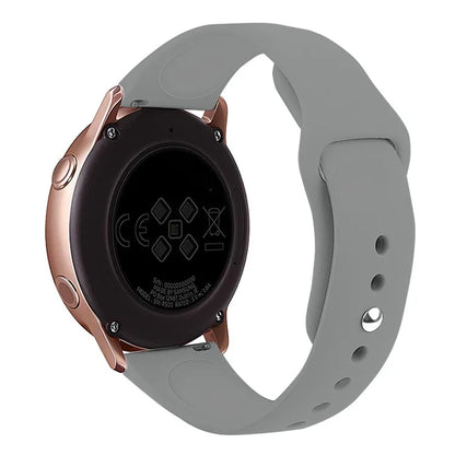 KALEBOL KLB-DKGJ-001 For Huawei Watch GT 4 41mm / Garmin Venu 3S 18mm Silicone Band Watch Strap