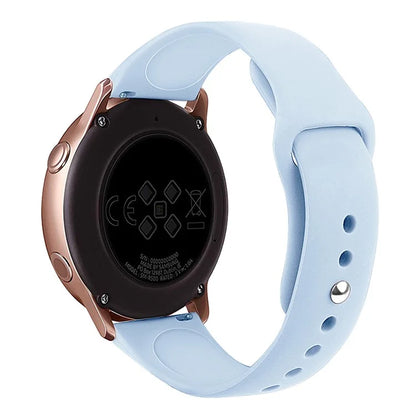 KALEBOL KLB-DKGJ-001 For Huawei Watch GT 4 41mm / Garmin Venu 3S 18mm Silicone Band Watch Strap