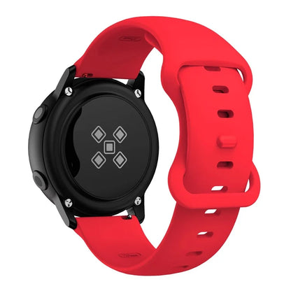 KALEBOL KLB-HDKGJ-001 For Samsung Galaxy Watch3 45mm Silicone Band 22mm Watch Strap with Butterfly Buckle