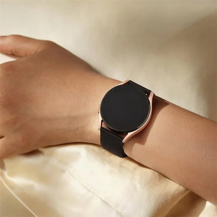 KALEBOL KLB-HDKGJ-001 For Samsung Galaxy Watch3 45mm Silicone Band 22mm Watch Strap with Butterfly Buckle
