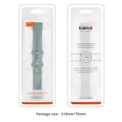 KALEBOL KLB-HDKGJ-001 For Samsung Galaxy Watch3 45mm Silicone Band 22mm Watch Strap with Butterfly Buckle
