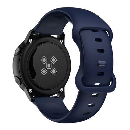 KALEBOL KLB-HDKGJ-001 For Samsung Galaxy Watch3 45mm Silicone Band 22mm Watch Strap with Butterfly Buckle