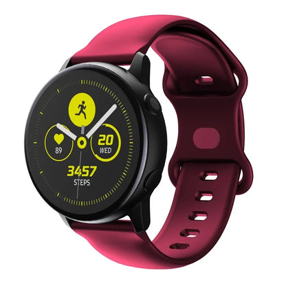 KALEBOL KLB-HDKGJ-001 For Samsung Galaxy Watch6 Classic 43mm / 47mm Watch Band 20mm Silicone Strap