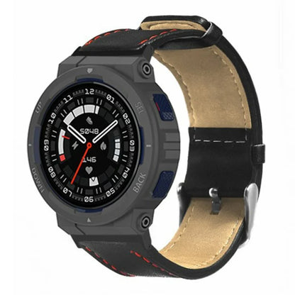 For Huami Amazfit Active Edge A2212 Watch Strap Cow Leather Replacement Wrist Band