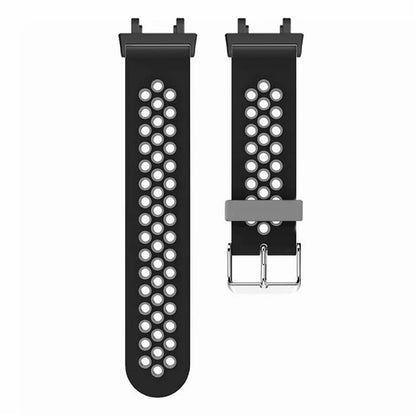 For Huami Amazfit Active Edge A2212 Watch Band Dual Color Silicone Wrist Strap