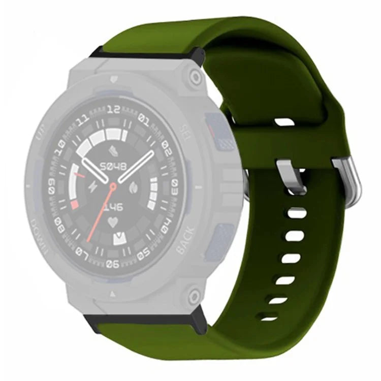 For Huami Amazfit Active Edge A2212 Watch Strap Silicone Breathable Watch Band Replacement