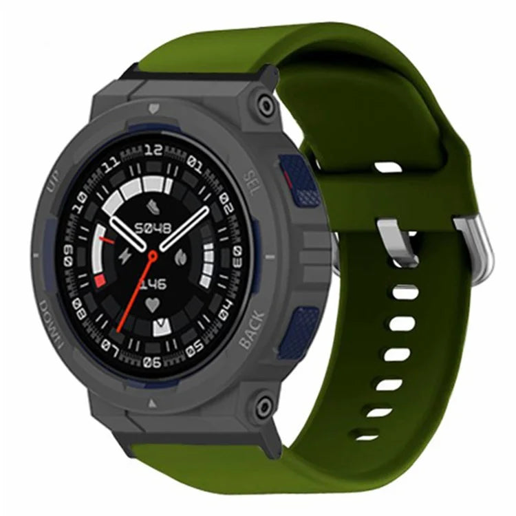 For Huami Amazfit Active Edge A2212 Watch Strap Silicone Breathable Watch Band Replacement