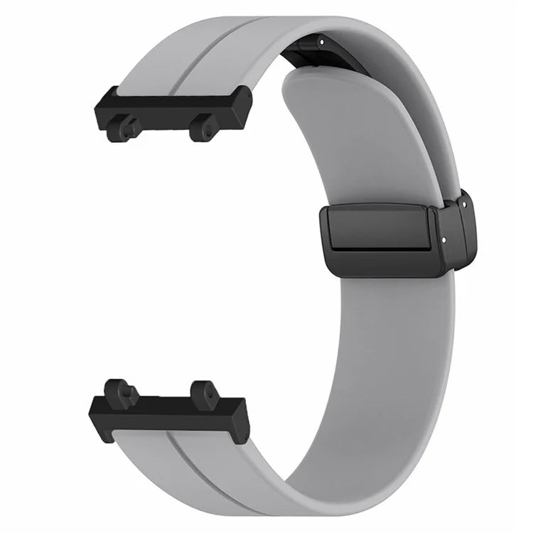 For Huami Amazfit Active Edge A2212 Watch Band Silicone Wrist Strap with Magnetic Folding Buckle