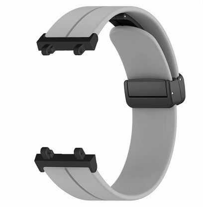 For Huami Amazfit Active Edge A2212 Watch Band Silicone Wrist Strap with Magnetic Folding Buckle
