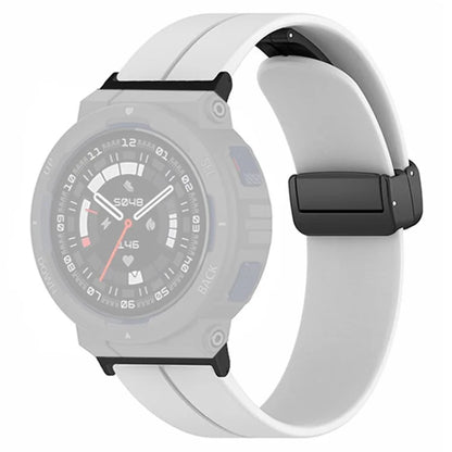 For Huami Amazfit Active Edge A2212 Watch Band Silicone Wrist Strap with Magnetic Folding Buckle