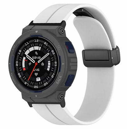 For Huami Amazfit Active Edge A2212 Watch Band Silicone Wrist Strap with Magnetic Folding Buckle