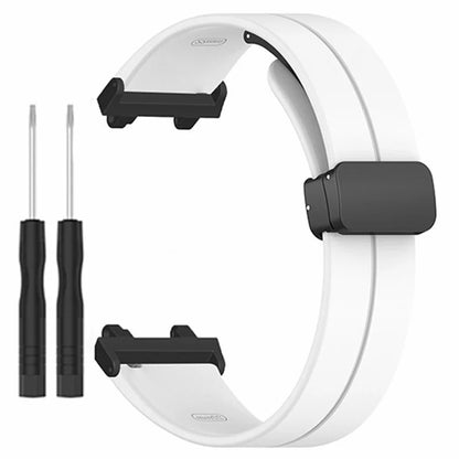 For Huami Amazfit Active Edge A2212 Watch Band Silicone Wrist Strap with Magnetic Folding Buckle