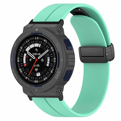 For Huami Amazfit Active Edge A2212 Watch Band Silicone Wrist Strap with Magnetic Folding Buckle
