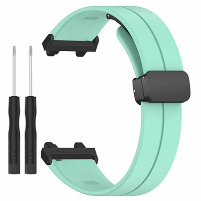 For Huami Amazfit Active Edge A2212 Watch Band Silicone Wrist Strap with Magnetic Folding Buckle