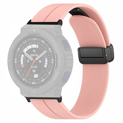 For Huami Amazfit Active Edge A2212 Watch Band Silicone Wrist Strap with Magnetic Folding Buckle