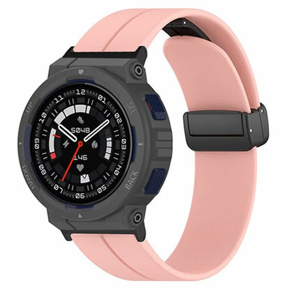 For Huami Amazfit Active Edge A2212 Watch Band Silicone Wrist Strap with Magnetic Folding Buckle