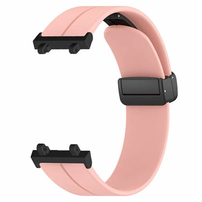 For Huami Amazfit Active Edge A2212 Watch Band Silicone Wrist Strap with Magnetic Folding Buckle