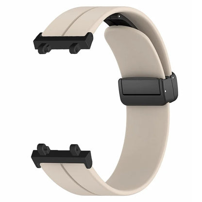 For Huami Amazfit Active Edge A2212 Watch Band Silicone Wrist Strap with Magnetic Folding Buckle