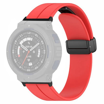 For Huami Amazfit Active Edge A2212 Watch Band Silicone Wrist Strap with Magnetic Folding Buckle