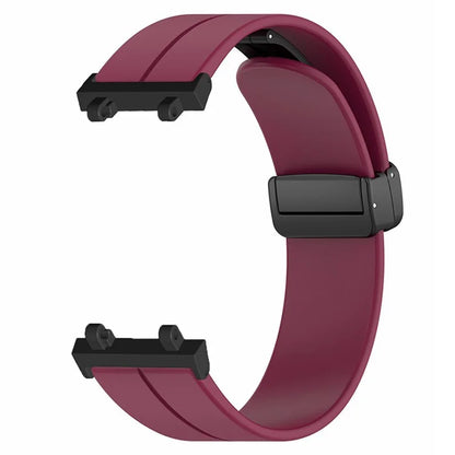 For Huami Amazfit Active Edge A2212 Watch Band Silicone Wrist Strap with Magnetic Folding Buckle
