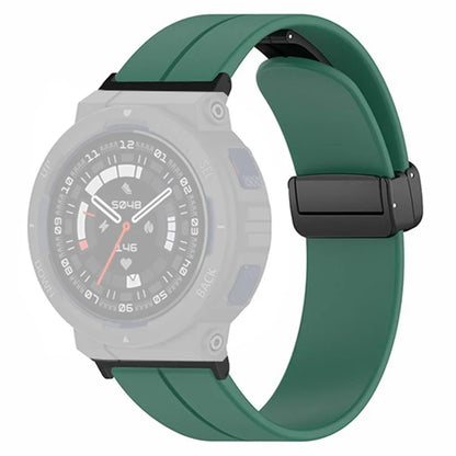 For Huami Amazfit Active Edge A2212 Watch Band Silicone Wrist Strap with Magnetic Folding Buckle