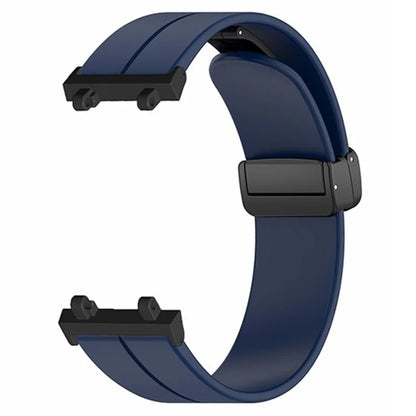 For Huami Amazfit Active Edge A2212 Watch Band Silicone Wrist Strap with Magnetic Folding Buckle