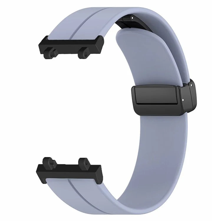 For Huami Amazfit Active Edge A2212 Watch Band Silicone Wrist Strap with Magnetic Folding Buckle